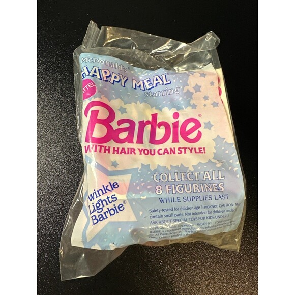 1993 McDonald’s Twinkle Lights Barbie – Sealed Vintage Happy Meal Toy - Picture 1 of 10